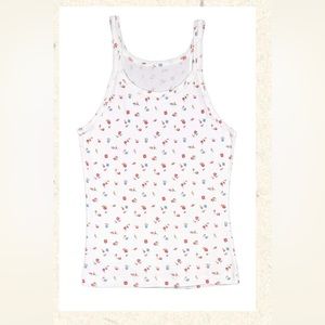 Siene Tank - Sweet Pea print, size S